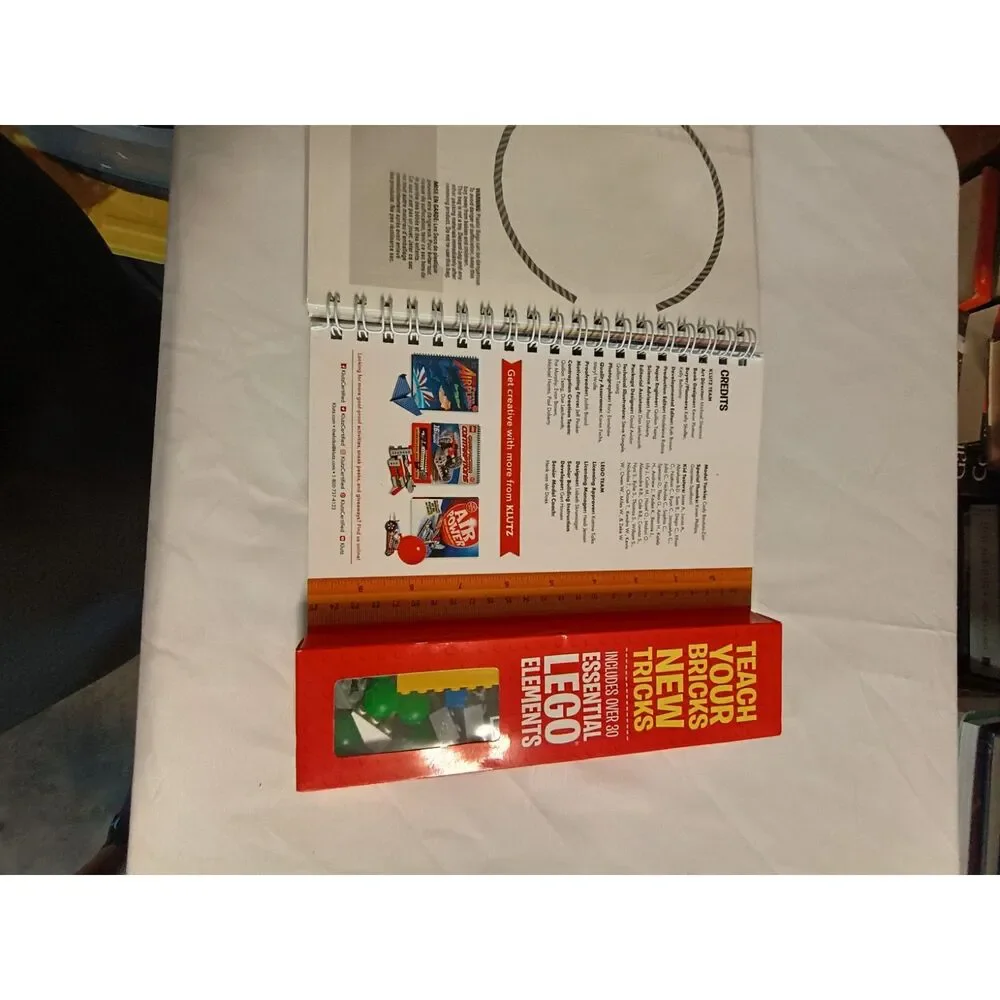Lego Chain reactions klutz kit design build New in box